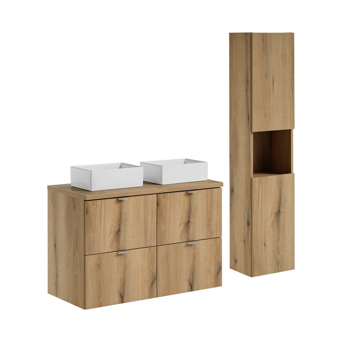 Badmöbel-Set BM97 - Nova Oak N - Coast Evoke Oak