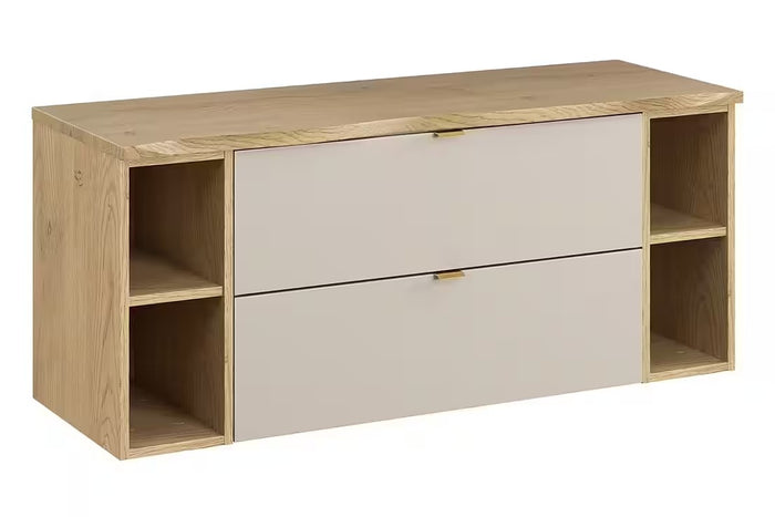 Waschbeckenunterschrank BM354 120 cm - Dalia Cashmere D - Kaschmir Matt