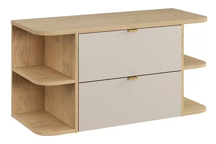 Waschbeckenunterschrank BM355 100 cm - Dalia Cashmere D - Kaschmir Matt