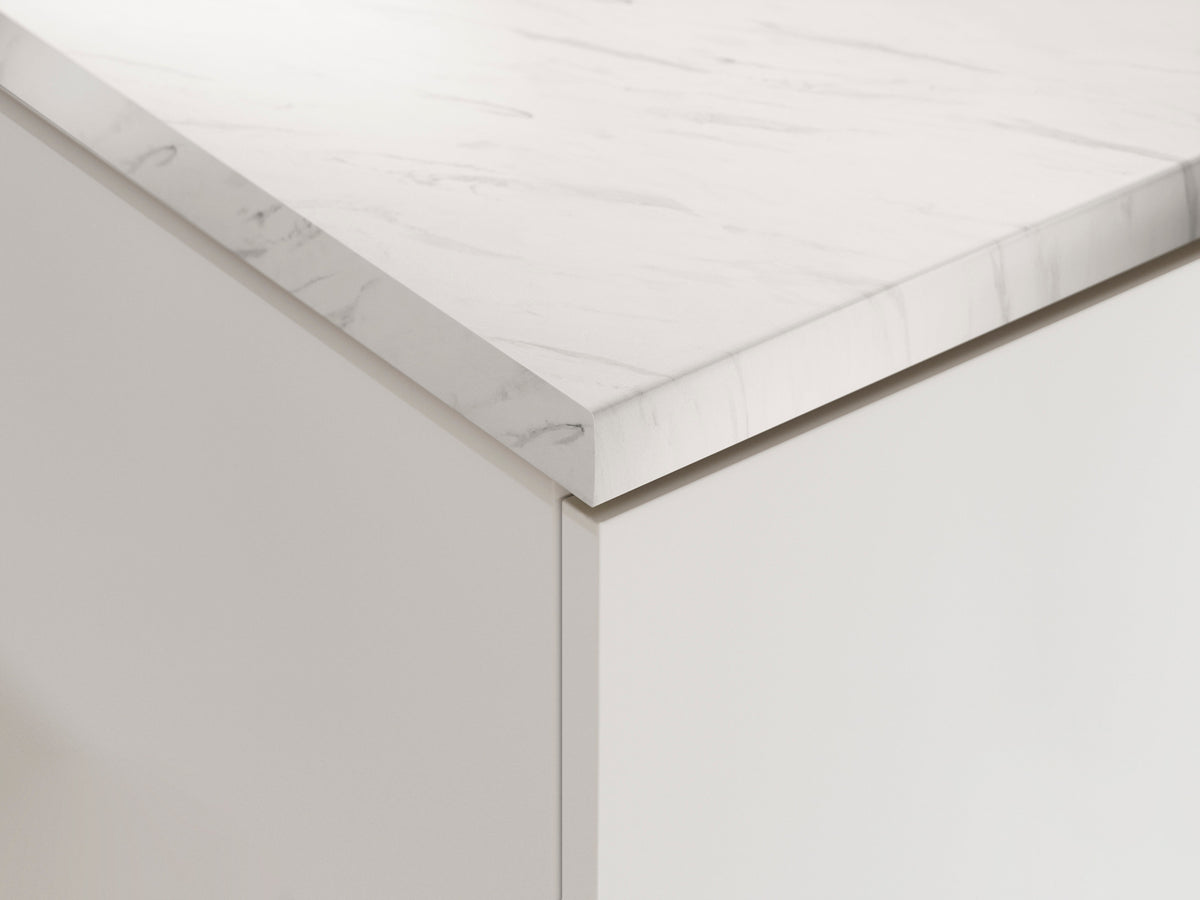 Küchen Arbeitsplatte 38 mm - Marmor Bianco - ROYAL24_MARKT