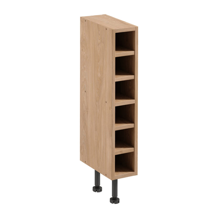 Regalunterschrank D15P - Sorento Sonoma Eiche Weiß - Markantes Design für eine bessere Anordnung.