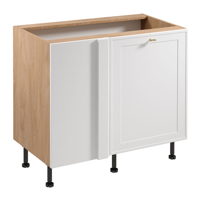 Eckunterschrank D100N P/L - Sorento - Weiß / Sonoma Eiche