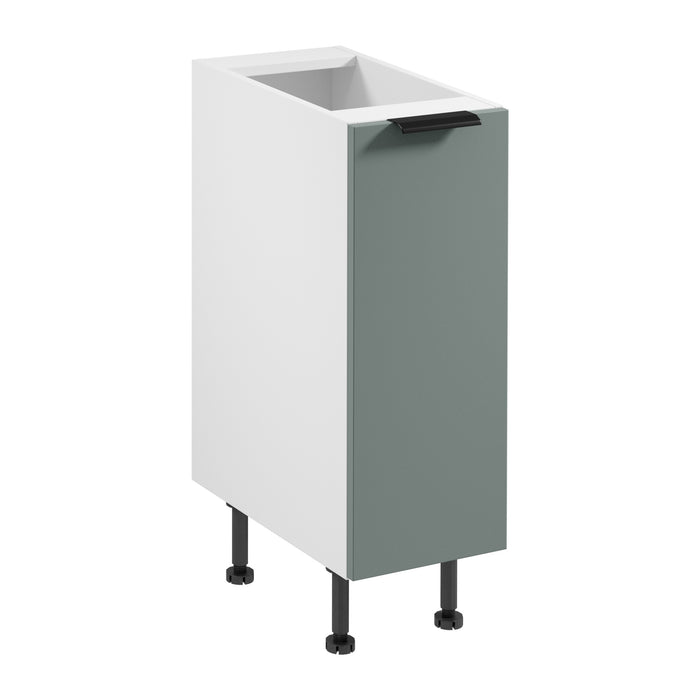 Unterschrank D30 P/L - Sorento Weiß Grün - Alles griffbereit in schmalem Design.