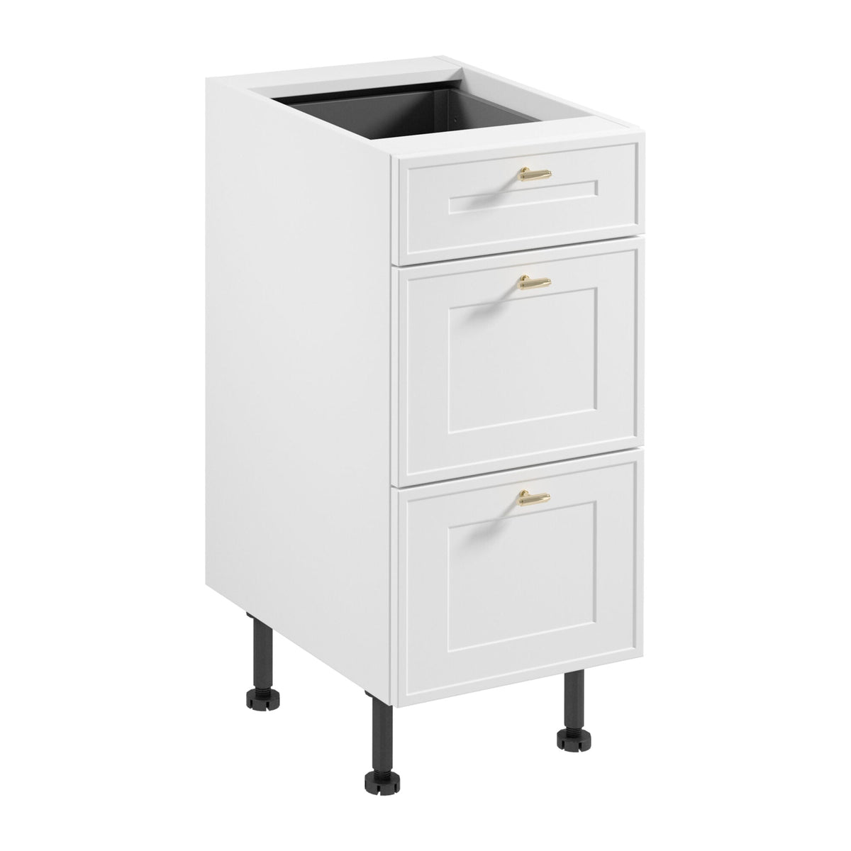 Unterschrank D40S3 AX - Sorento Weiß - Zeitloses Design für jeden Geschmack.