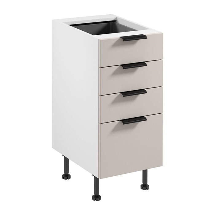 Unterschrank D40S4 AX - Sorento Weiß Beige - Platzsparend und elegant zugleich.