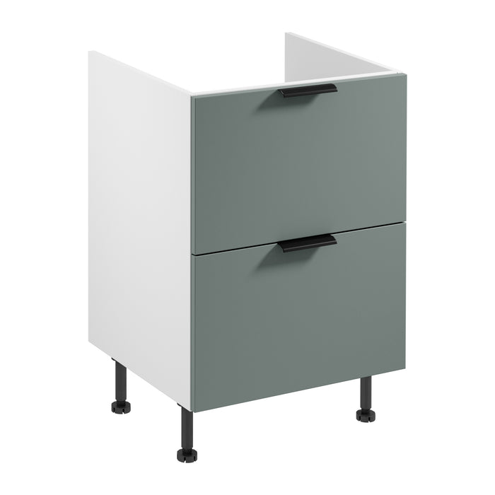 Unterschrank D60IN AX - Sorento Weiß Grün - Perfekte Organisation für Ihre Utensilien.