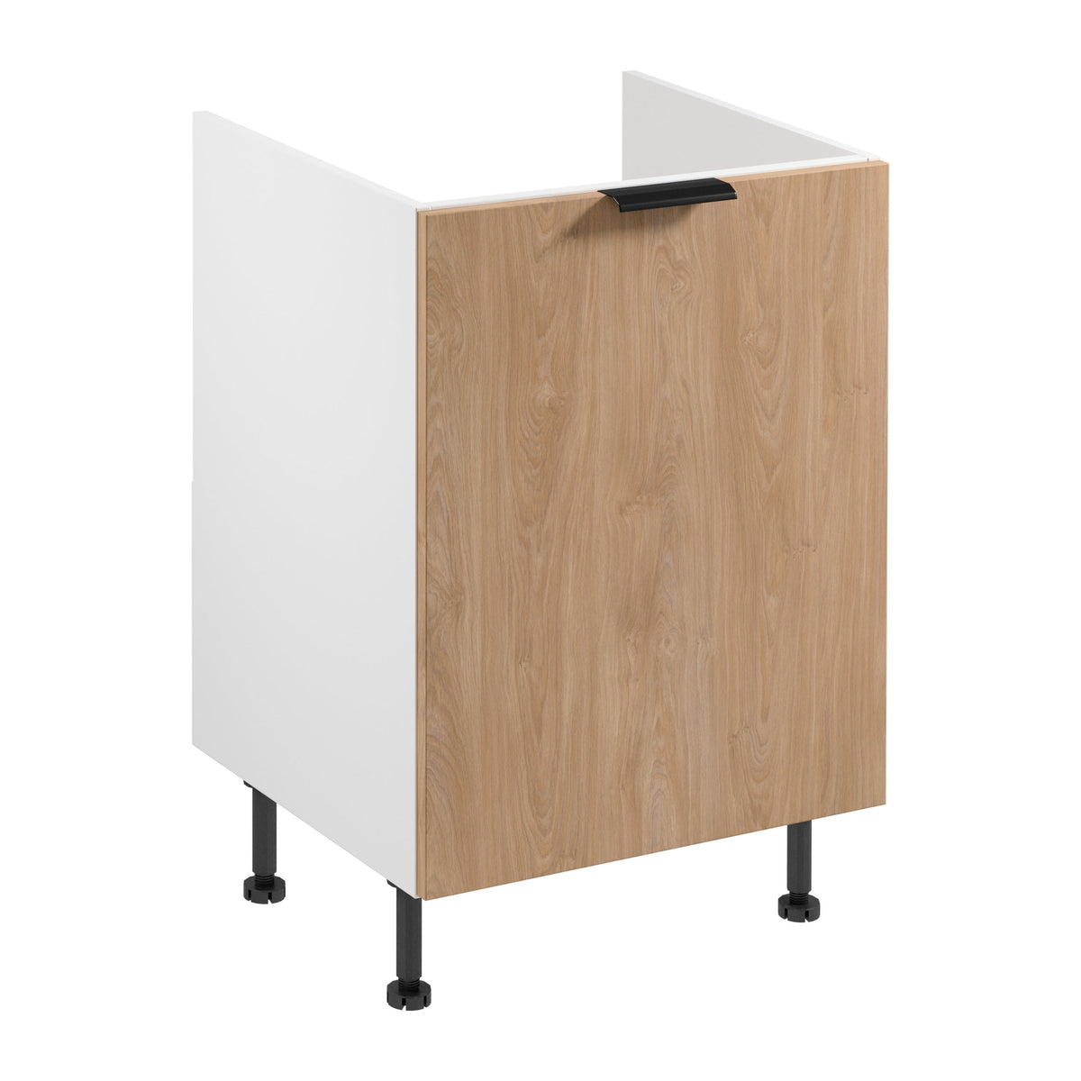Spülenunterschrank D60Z P/L - Sorento - Sonoma Eiche/Weiß