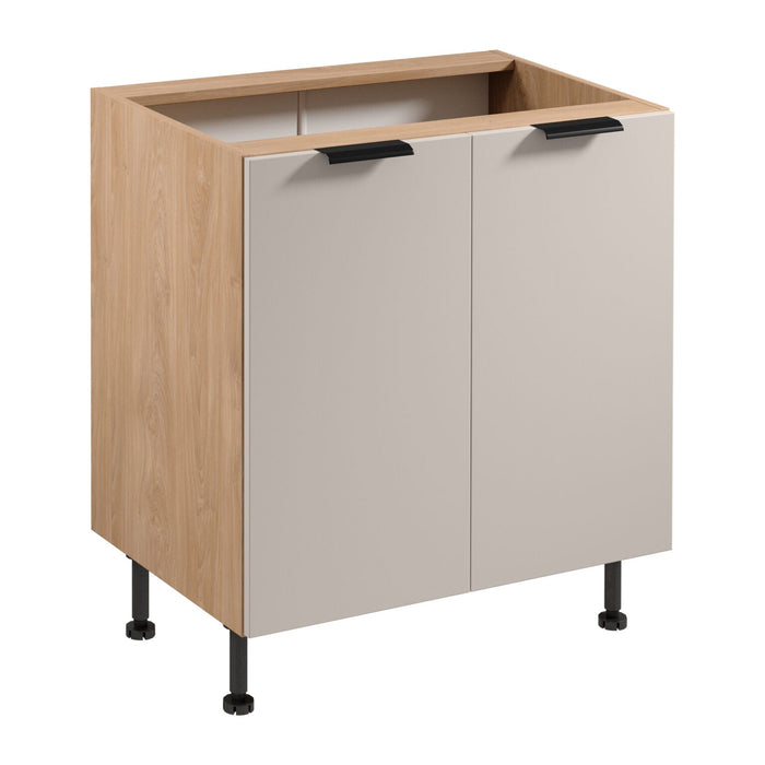Unterschrank D80 - Sorento Beige Sonoma Eiche - Beige/Sonoma Eiche