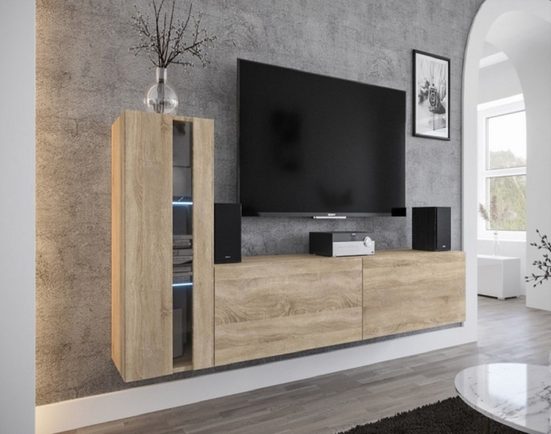 Wohnwand - 2024 Luxus / Premium-Materialien für exklusive Wohnwände. - Milaros Markt