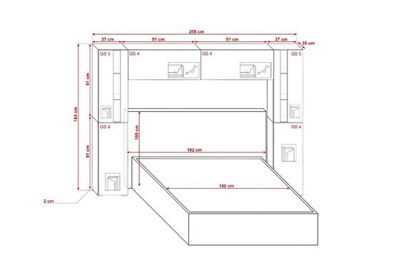 Schlafzimmer-Set - Machen Sie Ihr Zuhause zu einem Ort voller Luxus und Eleganz - Panama 8 - Milaros Markt