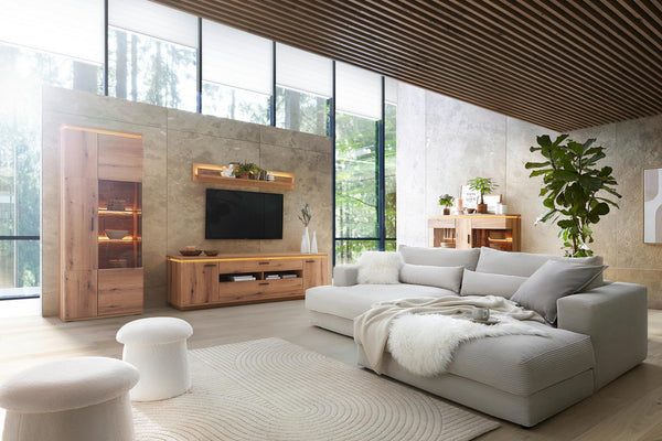 Wohnzimmer-Set - Alameda – Eleganz & Funktionalität in Perfektion(Komplett Set, 5-St., )