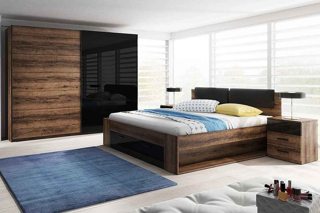 Schlafzimmer-Set - Galaxy - Clever um reichlich Platz zu sparen. - Milaros Markt