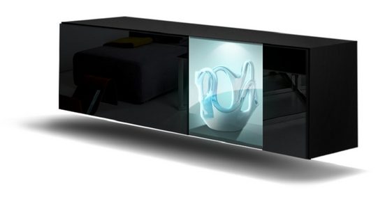 TV-Schrank Weiß Hochglanz RTV R2 - Milaros Markt