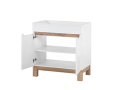 Badmöbel-Set BM195 - Bali White B -  Weiß