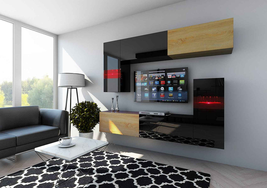 Wohnwand - Luxus für dich 2024 | Stilvolle Wohnzimmer, beste Materialien. - Milaros Markt