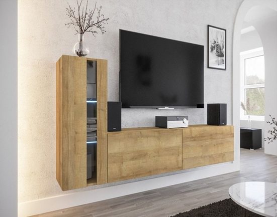 Wohnwand - 2024 Luxus / Premium-Materialien für exklusive Wohnwände. - Milaros Markt