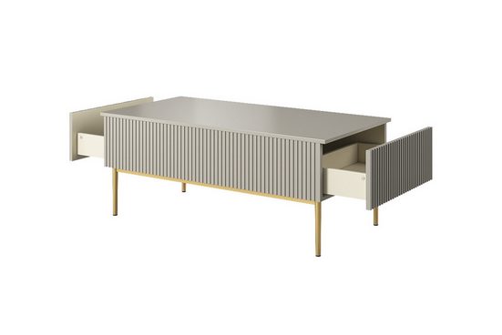 Couchtisch 120 cm - NICOLE - Eine Kombination aus Eleganz und Funktion - Milaros Markt