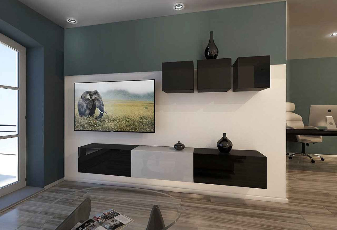 Wohnwand 2024 - Dein Jahr des Luxus | Wohnzimmer mit besten Materialien. - Milaros Markt
