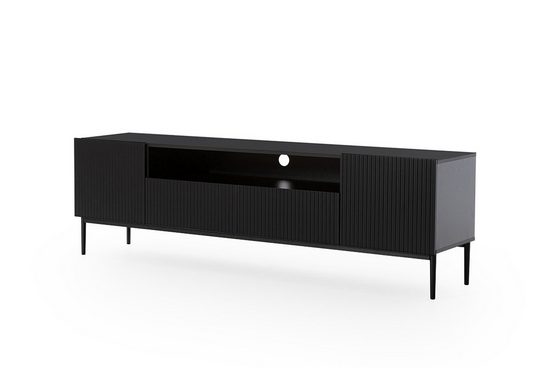 TV-Schrank 200 cm , 150 cm - NICOLE - Modernes Design mit Balance zwischen Stil und Leistung. - Milaros Markt