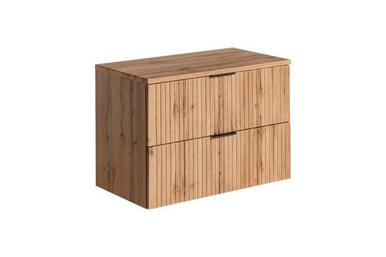 Waschbeckenunterschrank - Adel Oak - Eleganter Waschbeckenschrank mit modernem Design. - Milaros Markt