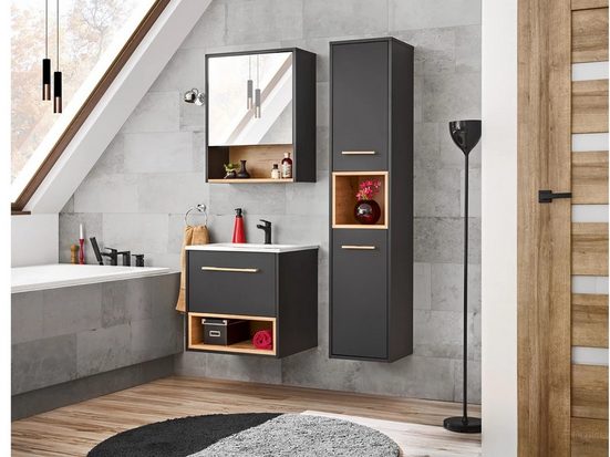 Waschbeckenschrank - Borneo - Effektive Badezimmerorganisation. - Milaros Markt
