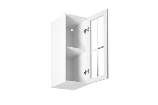 Glashängeschrank 30 cm - sosna andersen -  Transparente Wandregale für Ihre Sammlung. - Milaros Markt