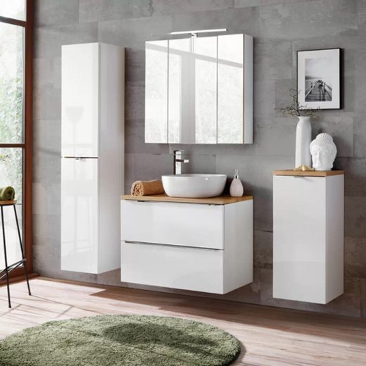 Waschtischplatte - Capri White - Ein stilvolles und einzigartiges Badezimmer organisieren. - Milaros Markt