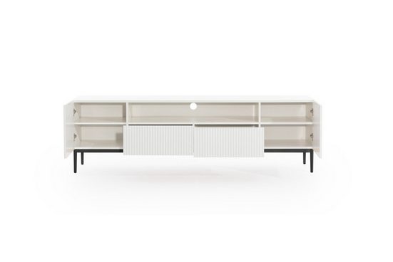 TV-Schrank 200 cm , 150 cm - NICOLE - Modernes Design mit Balance zwischen Stil und Leistung. - Milaros Markt