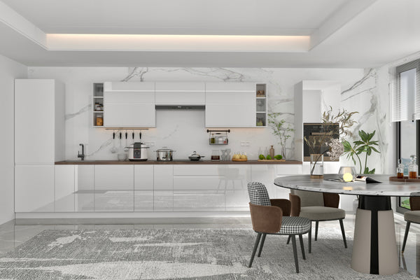 Küchenzeile - Aspen  KA2-M500 - Weiß / Hochglanz