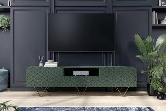 TV-Schrank - SCALIA - Modernes Design, das zu allen Dekoren passt. - Milaros Markt