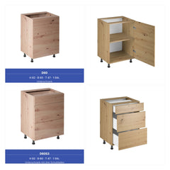 Küchenzeile - Langen KL13-M300 - Artisan Eiche