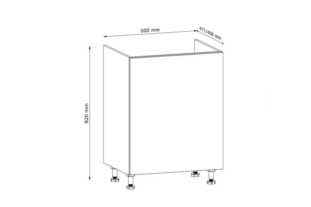 Spülschrank - Langen - Effizient und praktisch, hält Ihre Spüle organisiert und sauber. - Milaros Markt