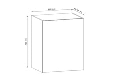 Hängeschrank 60 cm  - Langen - Ermöglicht einen weiten Überblick und fügt sich harmonisch in Ihre Küchenarchitektur ein. - Milaros Markt