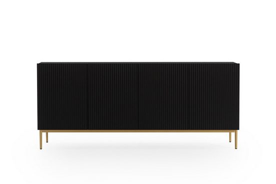 Kommode 200 cm - NICOLE - Modernes Design mit Gold Beinen. - Milaros Markt