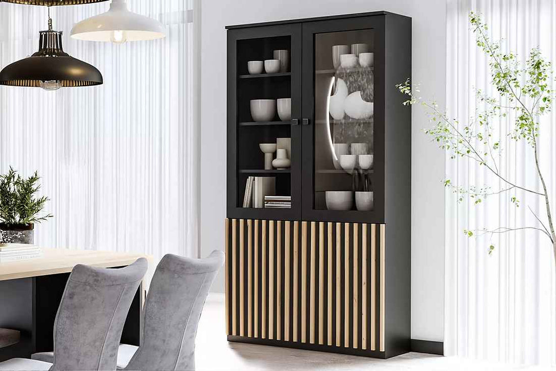 Vitrine - Tonis -  Elegante für stilvolle Präsentation und modernes Raumdesign. - Milaros Markt