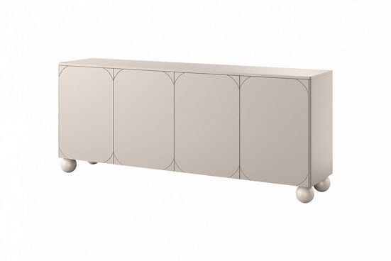 Kommode 150 cm, 200 cm - SONATIA II - Zeigt schlichte Eleganz und praktischen Nutzen. - Milaros Markt