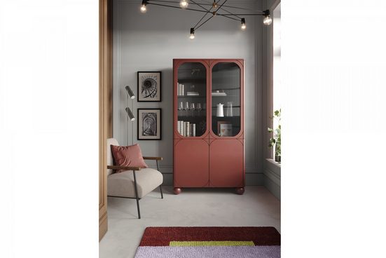 Vitrine - Eleganter Glas- SONATIA II - Schrank für Ihre Sammlerstücke. - Milaros Markt