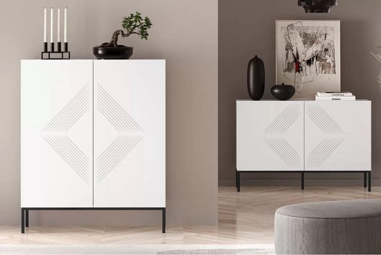 Kommode - Pingli - Herausragende Aufbewahrungslösung im modernen Design. - Milaros Markt