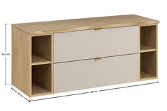 Waschbeckenunterschrank BM354 120 cm - Dalia Cashmere D - Kaschmir Matt