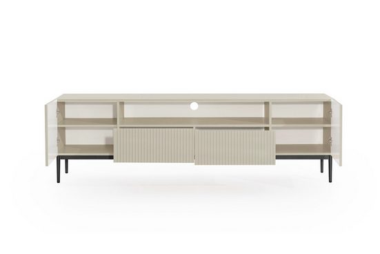 TV-Schrank 200 cm , 150 cm - NICOLE - Modernes Design mit Balance zwischen Stil und Leistung. - Milaros Markt