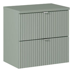 Waschbeckenunterschrank BM98 - Line Reed Green L - Schilfgrün / Matt