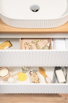 Waschbeckenunterschrank BM101 -  Nova White N  - Weiß / Matt
