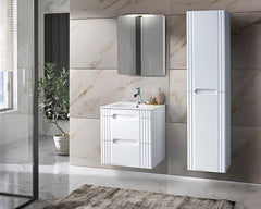 Badmöbel-Set BM28 - Fiji White F - Weiß