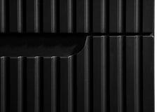 Badmöbel-Set BM50 - Nova Black N - Schwarz/ Evoke Eiche