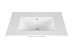 Badmöbel-Set BM25 - Fiji White F - Weiß/Coast Evoke Oak