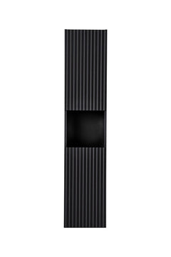 Badmöbel-Set BM50 - Nova Black N - Schwarz/ Evoke Eiche