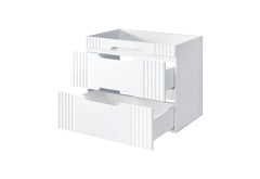 Badmöbel-Set BM25 - Fiji White F - Weiß/Coast Evoke Oak