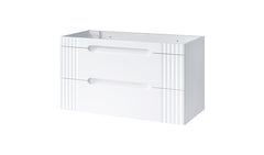 Badmöbel-Set BM22 - Fiji White F - Weiß/Coast Evoke Oak