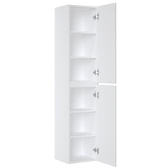 Badmöbel-Set BM65 -  Iconic White I - Weiß/Santa Fe Vintage
