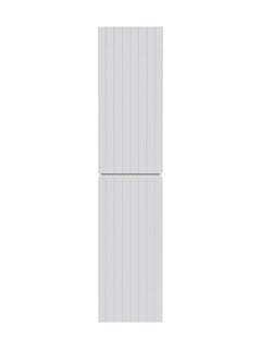 Badmöbel-Set BM66-  Iconic White I - Weiß/ Marineblau Matt